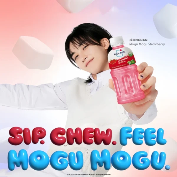 BEBIDA MOGU MOGU SABOR A FRESA 320ML