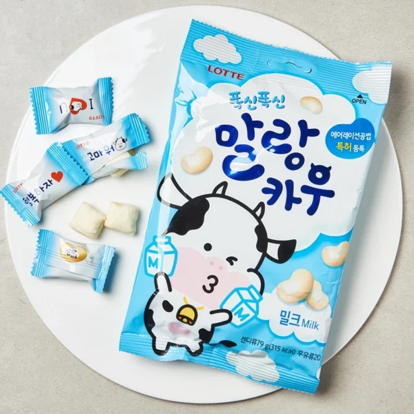 CARAMELO SUAVE SABOR A LECHE MALANG COW KOREA LOTTE 79G