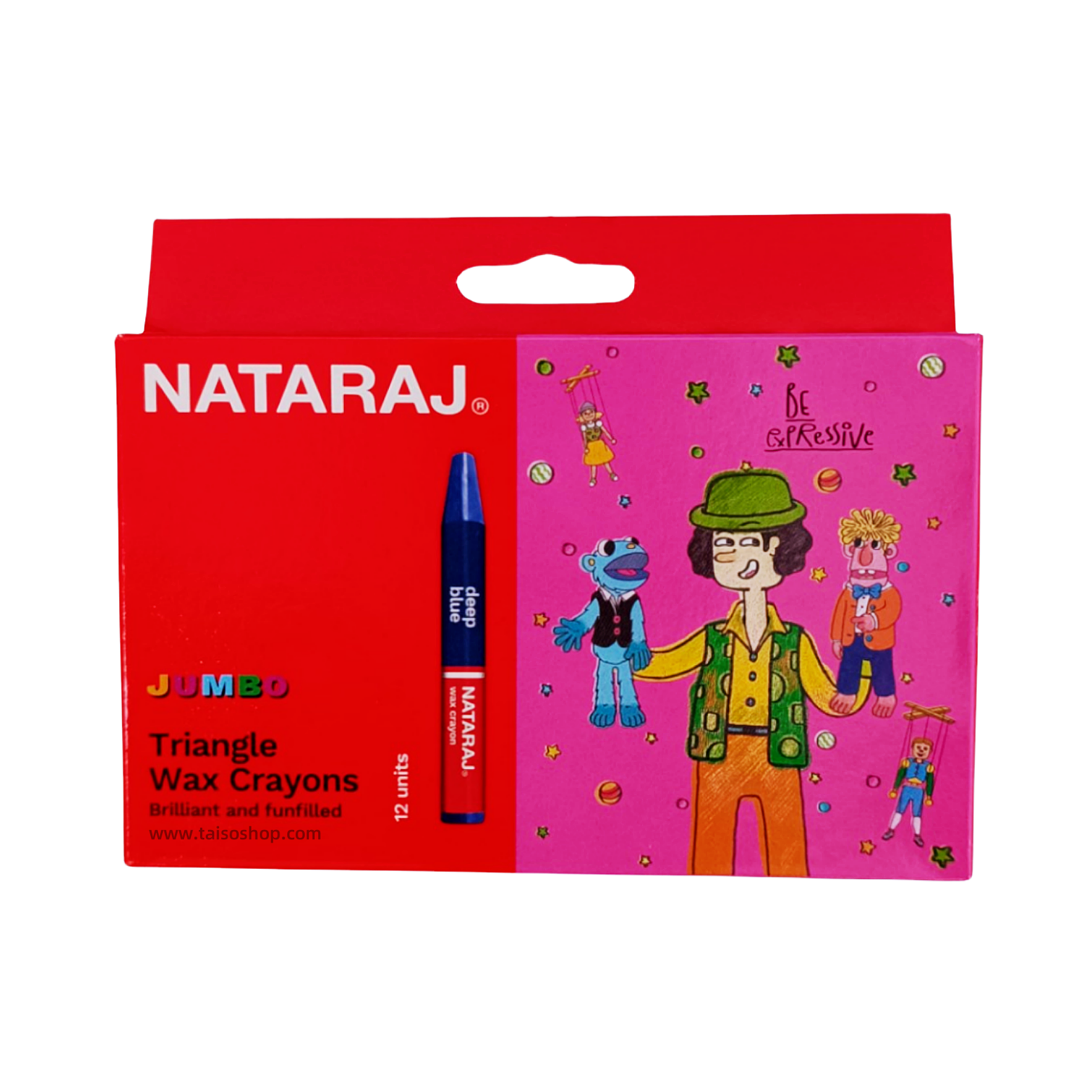 CRAYON *12C TRIANGULAR JUMBO LARGO 90MM DIAMETRO 11MM NATARAJ