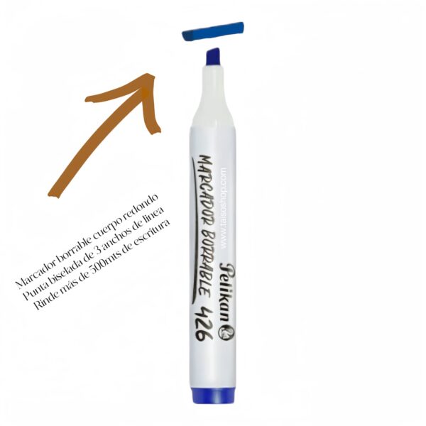 MARCADOR BORRABLE AZUL 426 PELIKAN EL OFF
