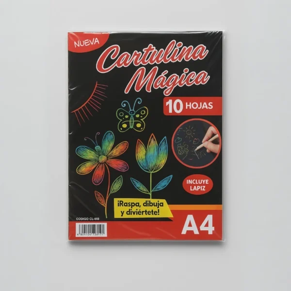 CARTULINA A4 MAGICA F*10UND LNC EL AZ