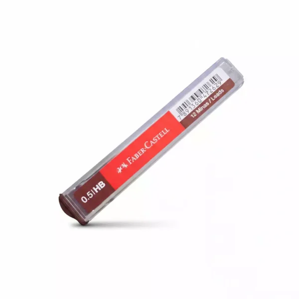 MINAS DE GRAFITO 0.5MM HB *12PCS SUPER RESISTENTES FABER CASTELL