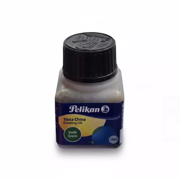 TINTA CHINA VERDE 15ML PELIKAN
