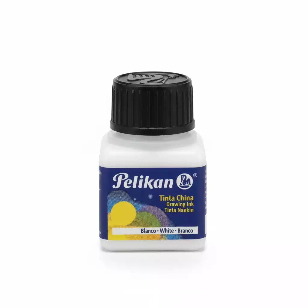 TINTA CHINA BLANCA 15ML PELIKAN