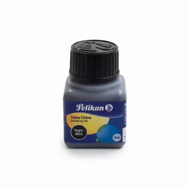 TINTA CHINA  15ML PELIKAN NEGRA