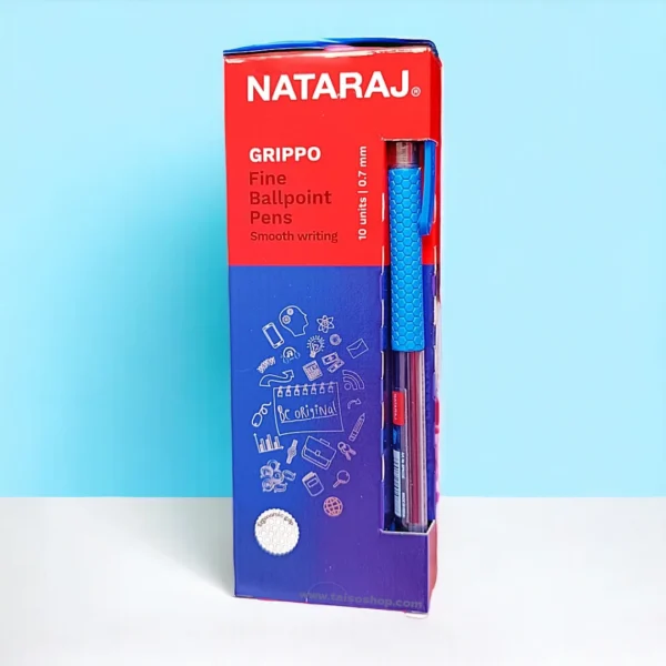 BOLIGRAFO NATARAJ *10UND PF AZUL GRIPPO
