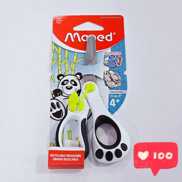 TIJERA ESCOLAR PUNTA REDONDA/ROMA CON REBOTE PANDA MAPED HELP SYSTEM