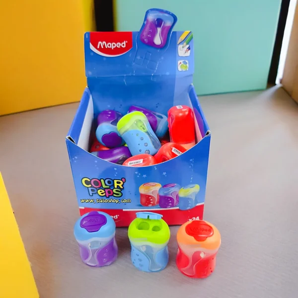 SACAPUNTAS 2 SERVICIOS CON DEPOSITO COLOR PEPS MAPED PREMIUM
