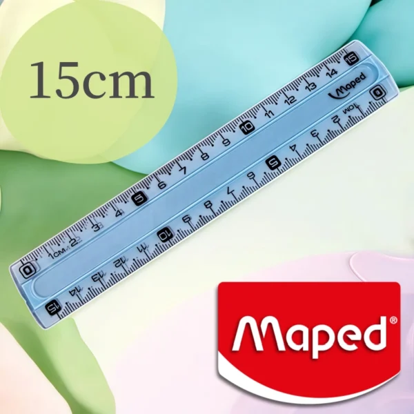 REGLA PLASTICA 15CM MAPED CPL