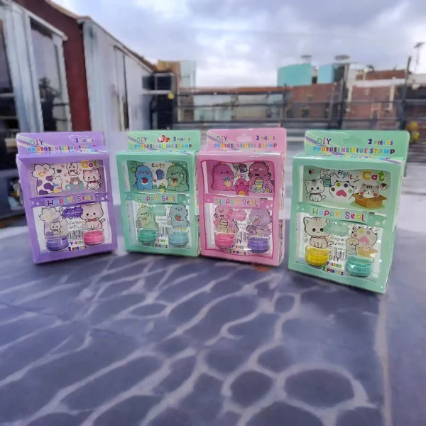 SELLOS Y MINI LIBRETA *3PCS HAPPY SEAL SNOOPY