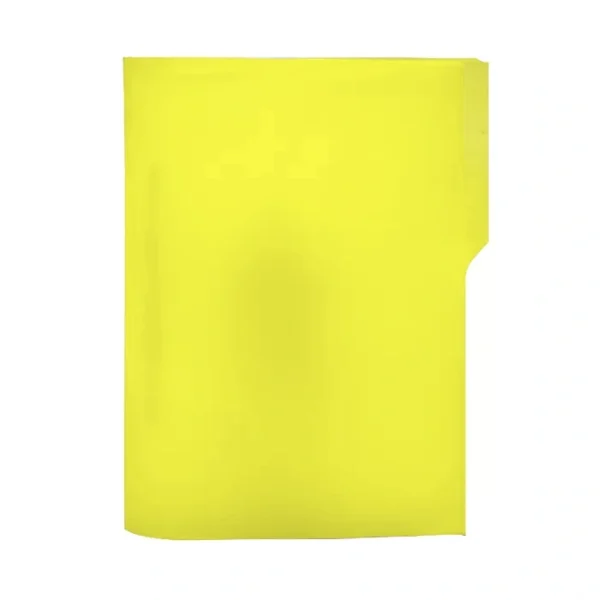 CARPETA PLASTICA PARA IMPRONTAS *UND C/AMARILLO