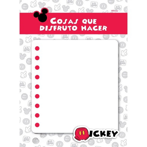 PLANEADOR PERMANENTE PREMIUM MICKEY MOUSE A5 165*225MM - Imagen 3
