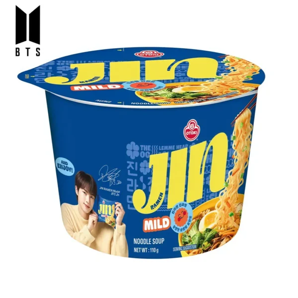 FIDEOS INSTANTANEOS EN CUP JIN RAMEN MILD PICANTE MEDIO OTOKI CUP 110G KOREA