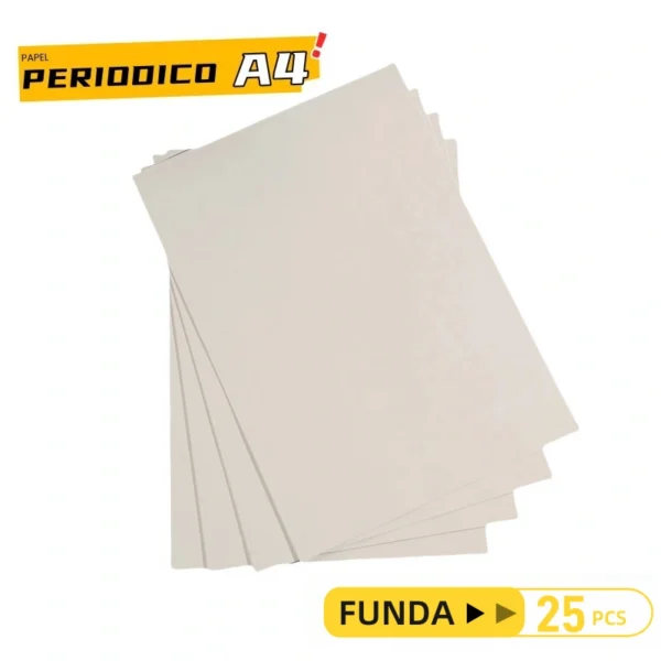 PAPEL PERIODICO A4 P*25PCS