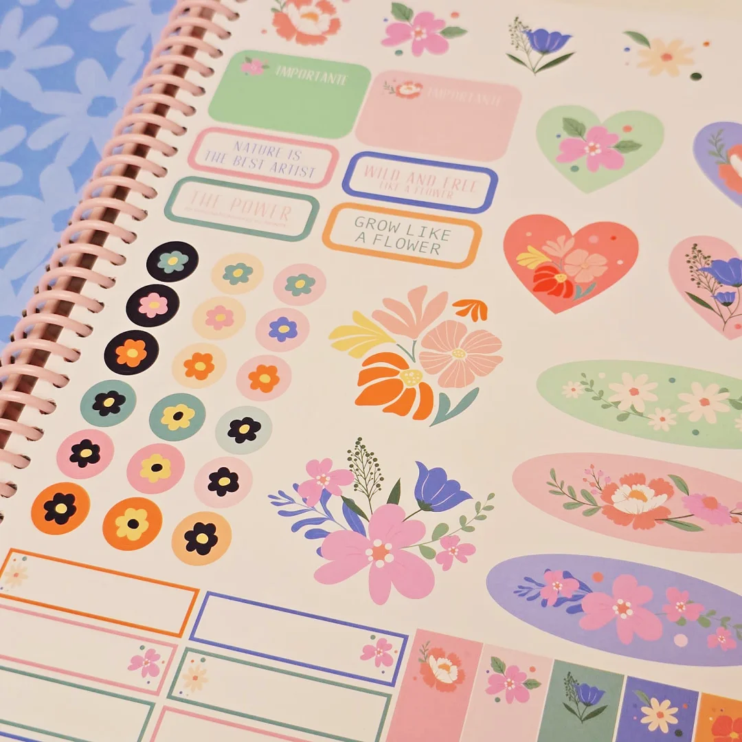 CUADERNO PREMIUM UNIVERSITARIO 96HOJAS 80GR A CUADROS PASTA DURA D/FLORAL MOOVING - Imagen 3