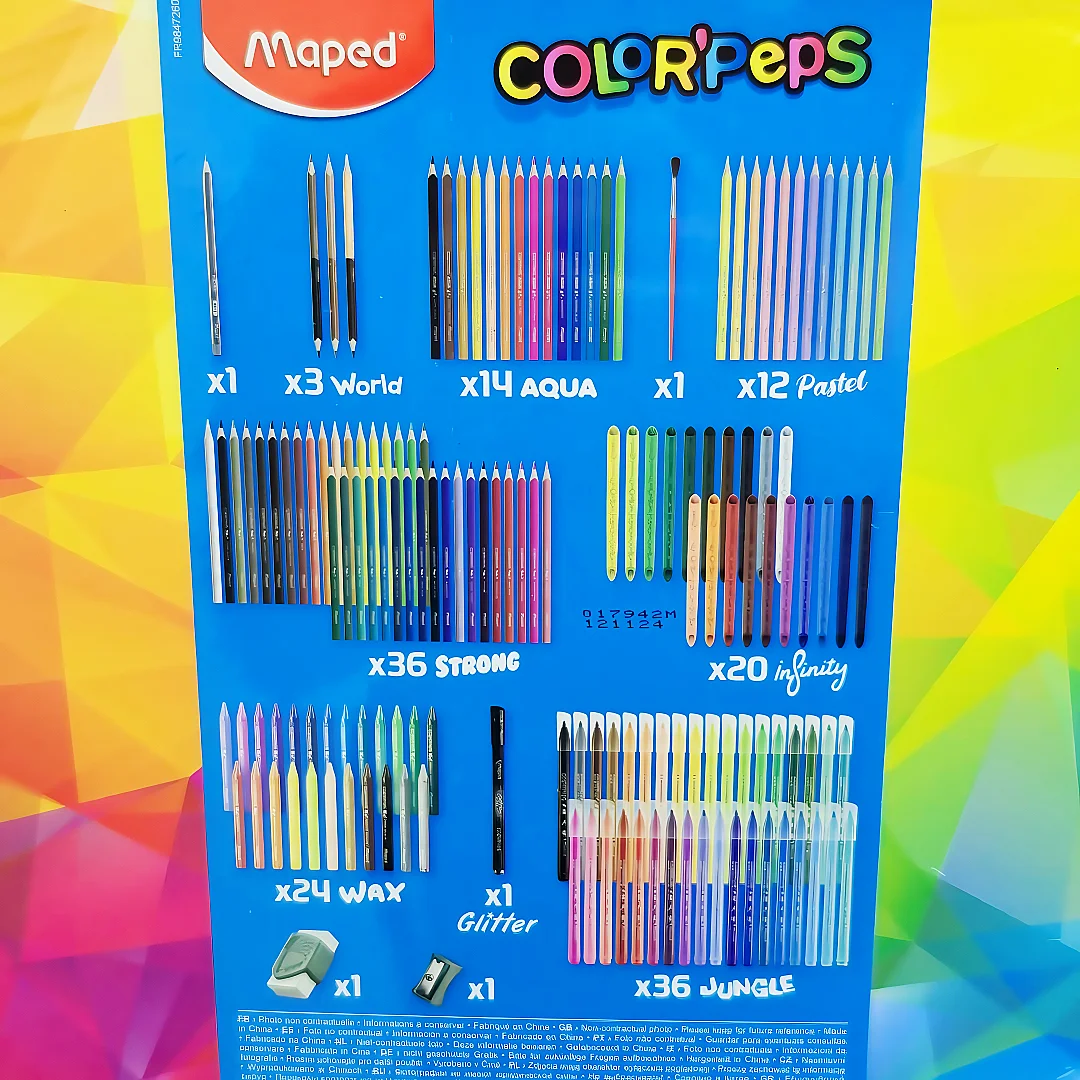 KIT PARA COLOREAR PREMIUM 150PCS COLOR PEPS MAPED - Imagen 2