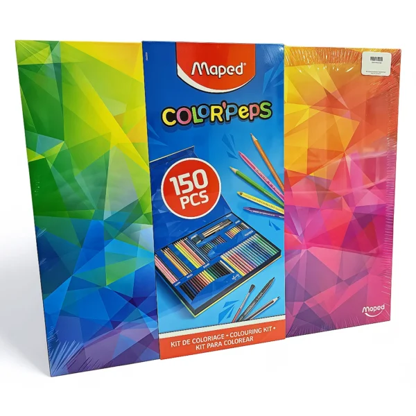 KIT PARA COLOREAR PREMIUM 150PCS COLOR PEPS MAPED
