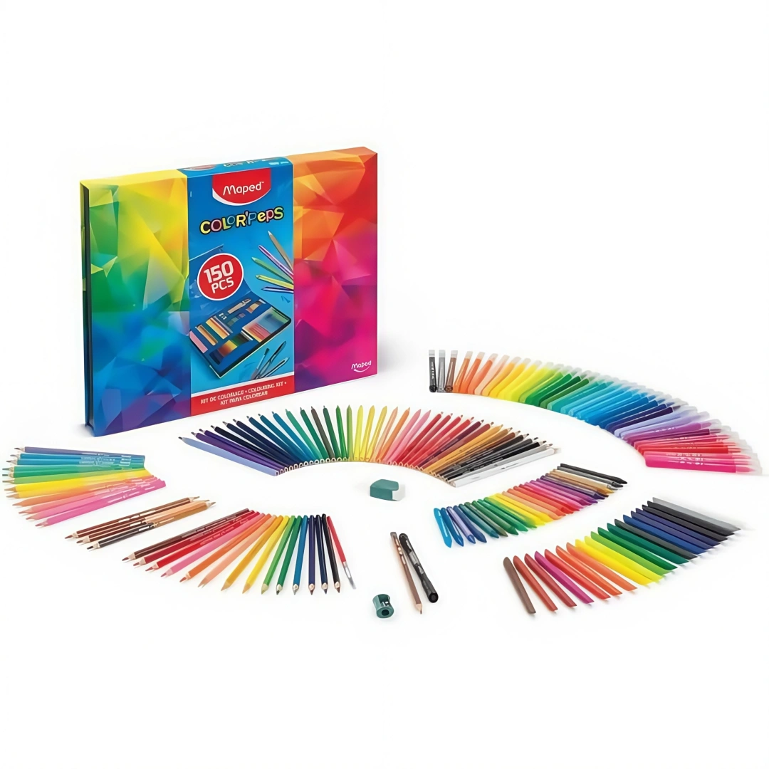KIT PARA COLOREAR PREMIUM 150PCS COLOR PEPS MAPED - Imagen 4