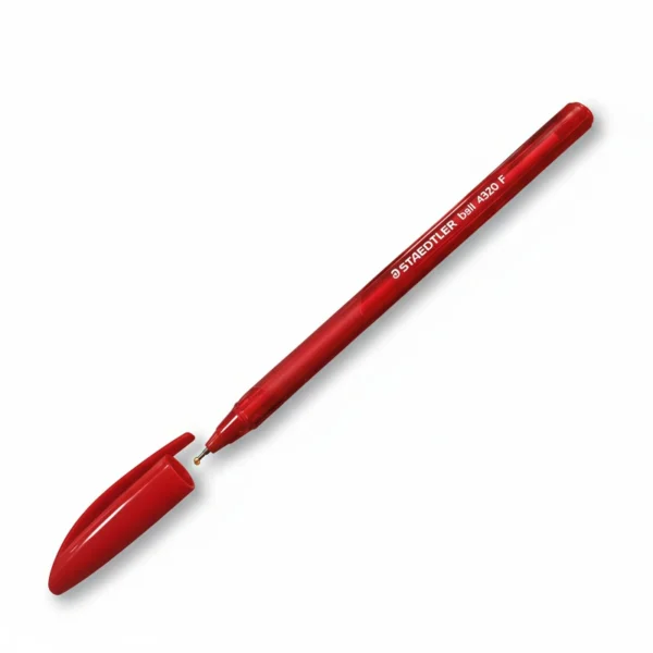 BOLIGRAFO TRIANGULAR PUNTA FINA 0.7MM TINTA ROJA *UND STAEDTLER