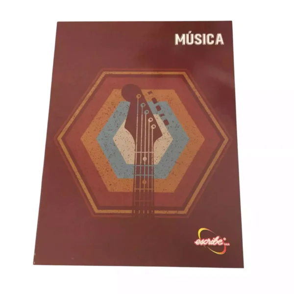 CUADERNO DE MUSICA A4 28*21CM 30H MIXTO LINEAS Y PENTAGRAMAS ESCRIBE