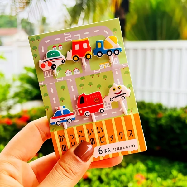 PINCHOS LUNCH 6PCS VEHICULOS