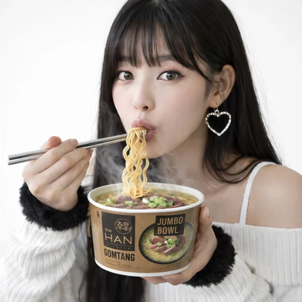 RAMEN COREANO GOMTANG DE RES JUMBO BOWL 107G – THE HAN KITCHEN (PREMIUM RAMYUN)