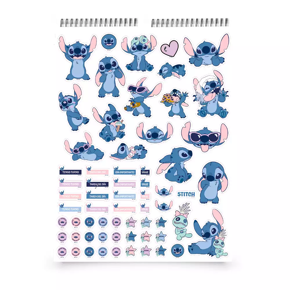CALENDARIO DE PARED 30*40CM INCLUYE STICKERS MOOVING STITCH 2026 - Imagen 3