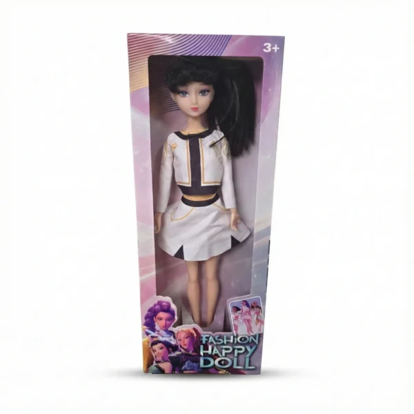 MUÑECA PLASTICA ARTICULADA 30CM K POP ZOEY V/BLANCO