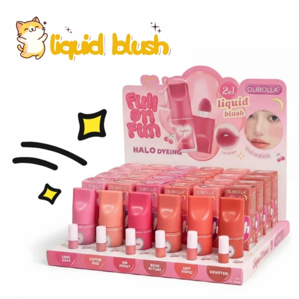 BLUSH LIQUID 2 EN 1 FULL ON FUN CEREZA