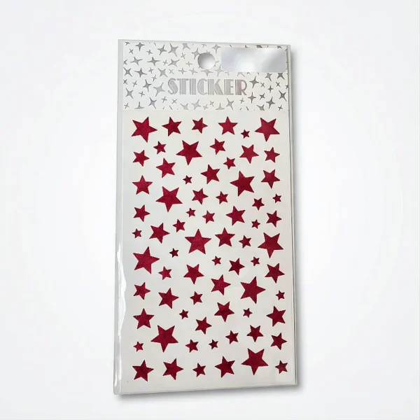 STICKER DECORATIVO FACIAL Y MULTIPLES SUPERFICIES D/ESTRELLAS