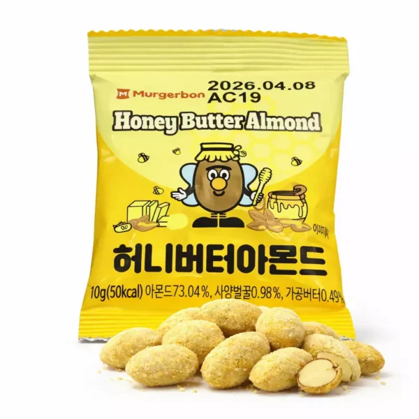 ALMENDRAS SABOR MANTEQUILLA Y MIEL 10G MURGERBON