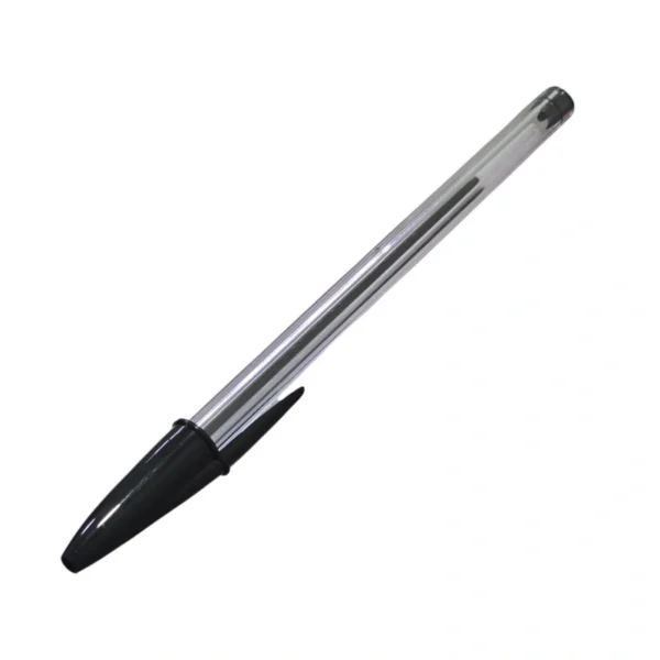 BOLIGRAFO O ESFERO BIC PM (1.0MM) (CRISTAL) (DURA) *UND NEGRO EL