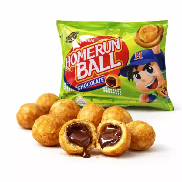 GALLETA KOREANA RELLENA DE CHOCOLATE 46G HOMERUN BALL