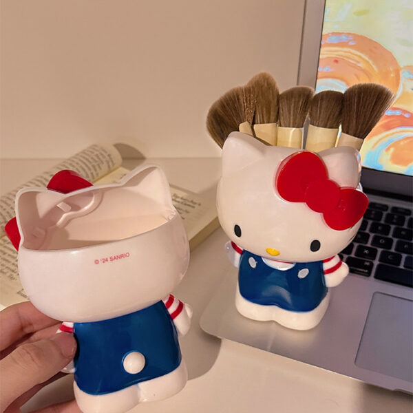 ORGANIZADOR PLASTICO MULTIUSOS PORTA LAPIZ O MAQUILLAJE D/HELLO KITTY AZ