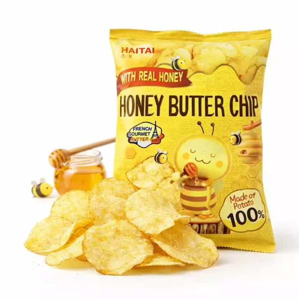PAPAS CHIPS KOREANAS CON SABOR A MIEL Y MATEQUILLA HONEY BUTTER CHIP