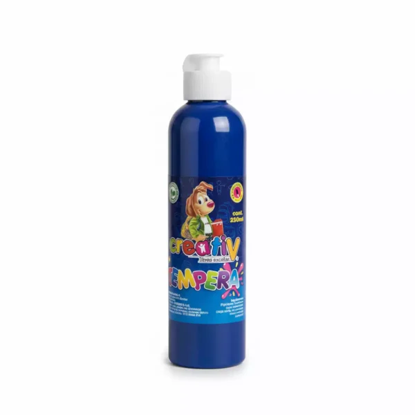 TEMPERA AZUL 250ML CREATIV