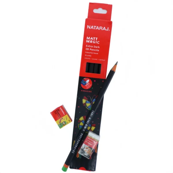 LAPIZ HEXAGONAL DE GRAFITO 2B MATT MAGIC CAJA 10PCS