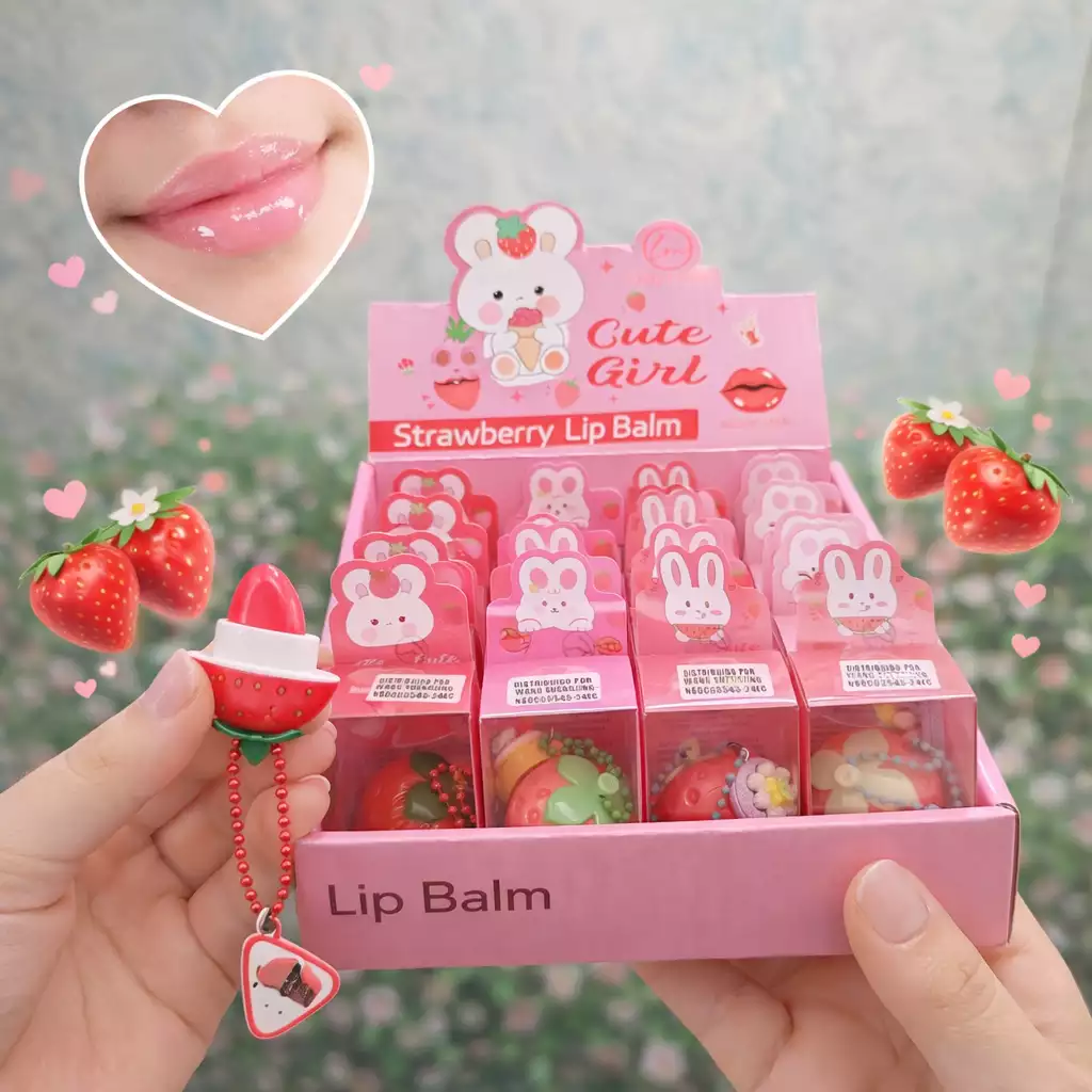 LIP BALM BALSAMO LABIAL STRAWBERRY