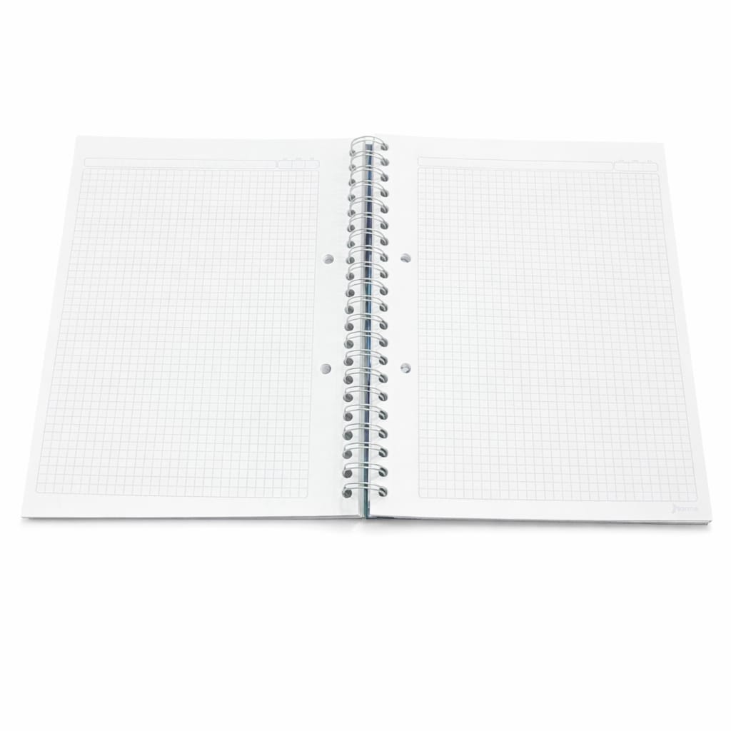 CUADERNO UNIVERSITARIO 160H CUADROS PASTA DURA ACADEMICO - Imagen 4