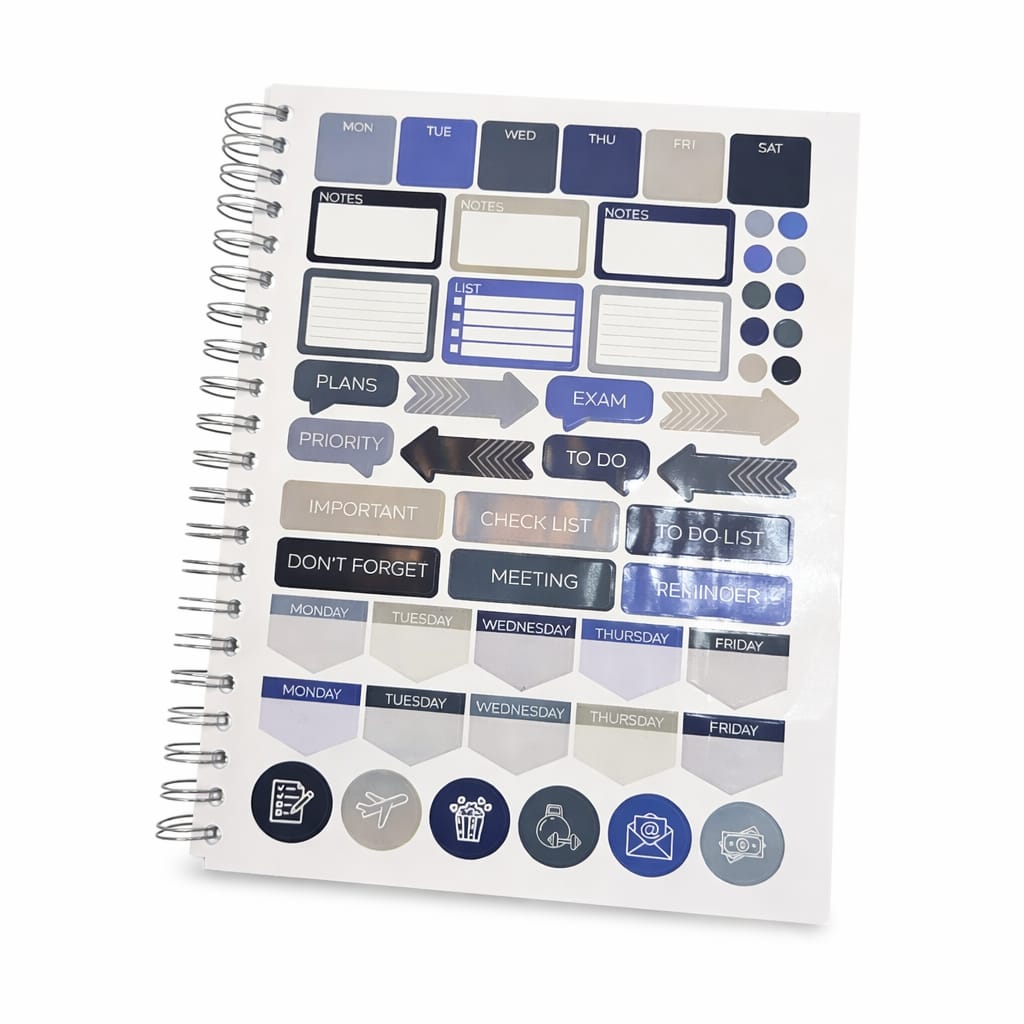 CUADERNO UNIVERSITARIO 160H CUADROS PASTA DURA ACADEMICO - Imagen 2