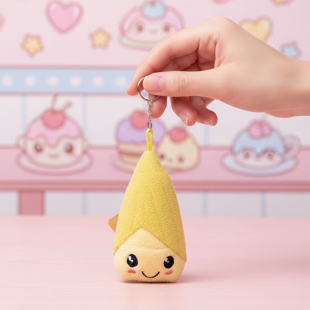 LLAVERO PELUCHE HUMITA KAWAII 13 CM COLECCION COMIDA ECUATORIANA