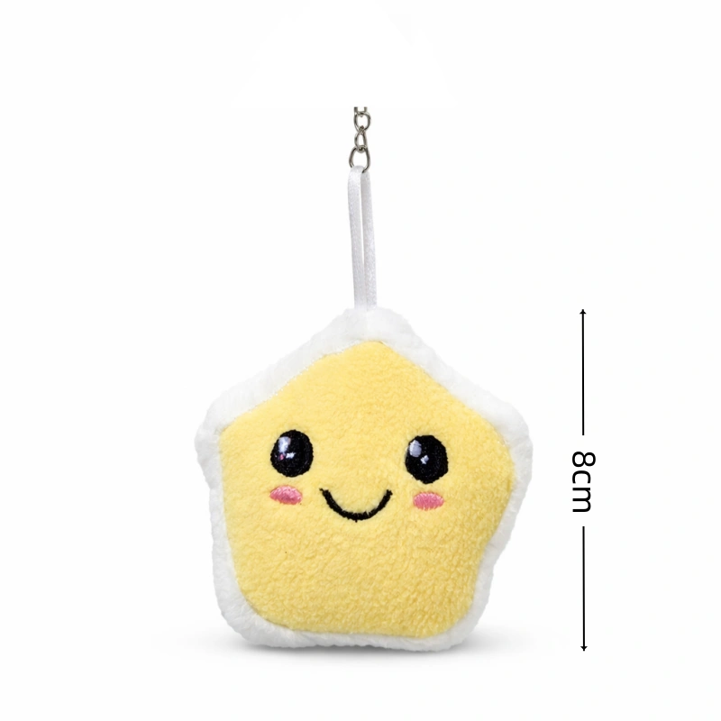 LLAVERO PELUCHE QUESADILLA DULCE KAWAII 8CM COLECCION COMIDA ECUATORIANA - Imagen 2