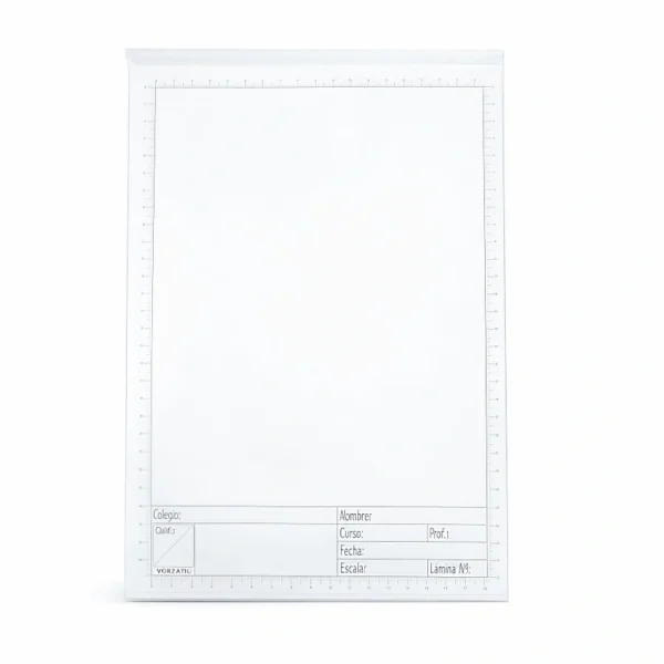 LAMINAS DE DIBUJO C/MARGEN A4 P*25UND AZ