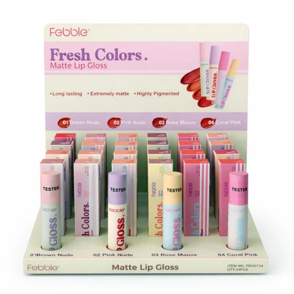 LIP GLOSS MATTE FRESH COLORS FEBBLE