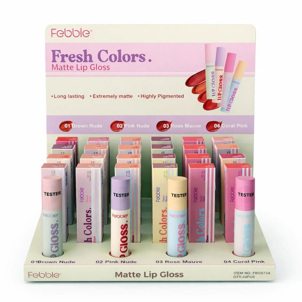 LIP GLOSS MATTE FRESH COLORS FEBBLE