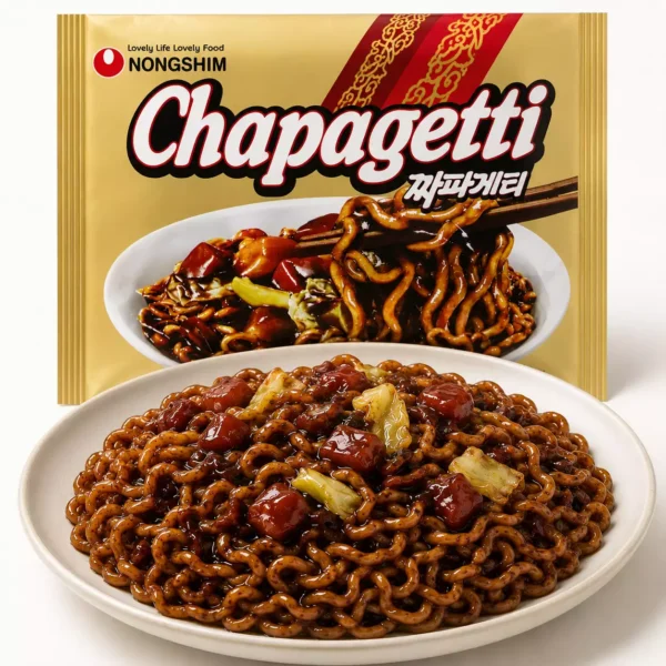 FIDEO INSTANTANEO RAMEN CHAPAGETTI SALSA DE SOYA 140G NONGSHIM KOREA
