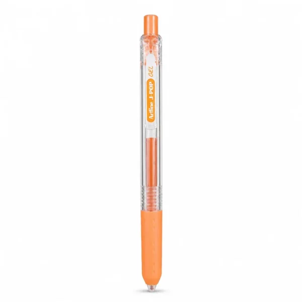 boligrafo artline j pop naranja metalico gel 05mm