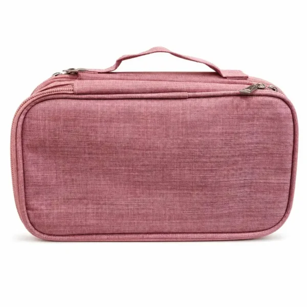 CARTUCHERA ORGANIZADORA 3 SERVICIOS MEGA JUMBO T/MALETIN TOKYO STYLE ROSA OBSCURO