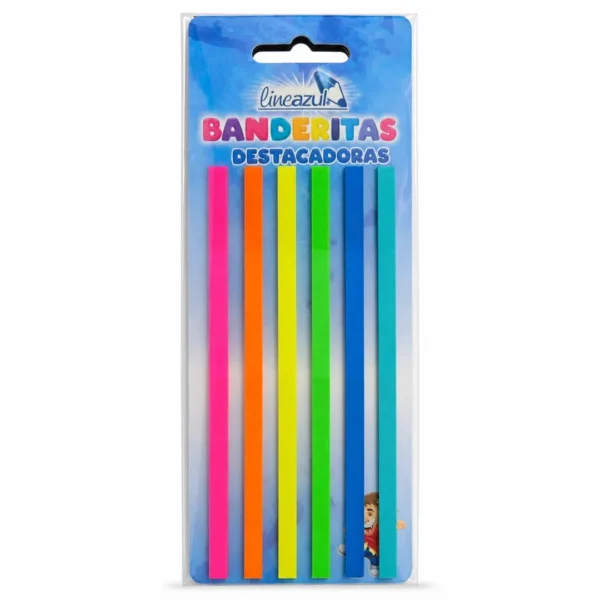 cintas resaltadoras neon banderitas destacadoras lineazul