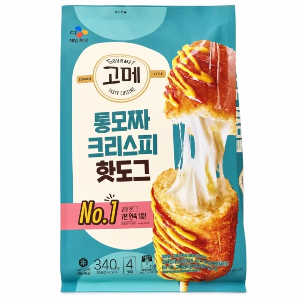 CORN DOG GOURMET SET  4PCS 340GR  QUESO MOZARELLA CUBIERTA CON HARINA DE  MOZARELLA Y MAIZ CROCANTE